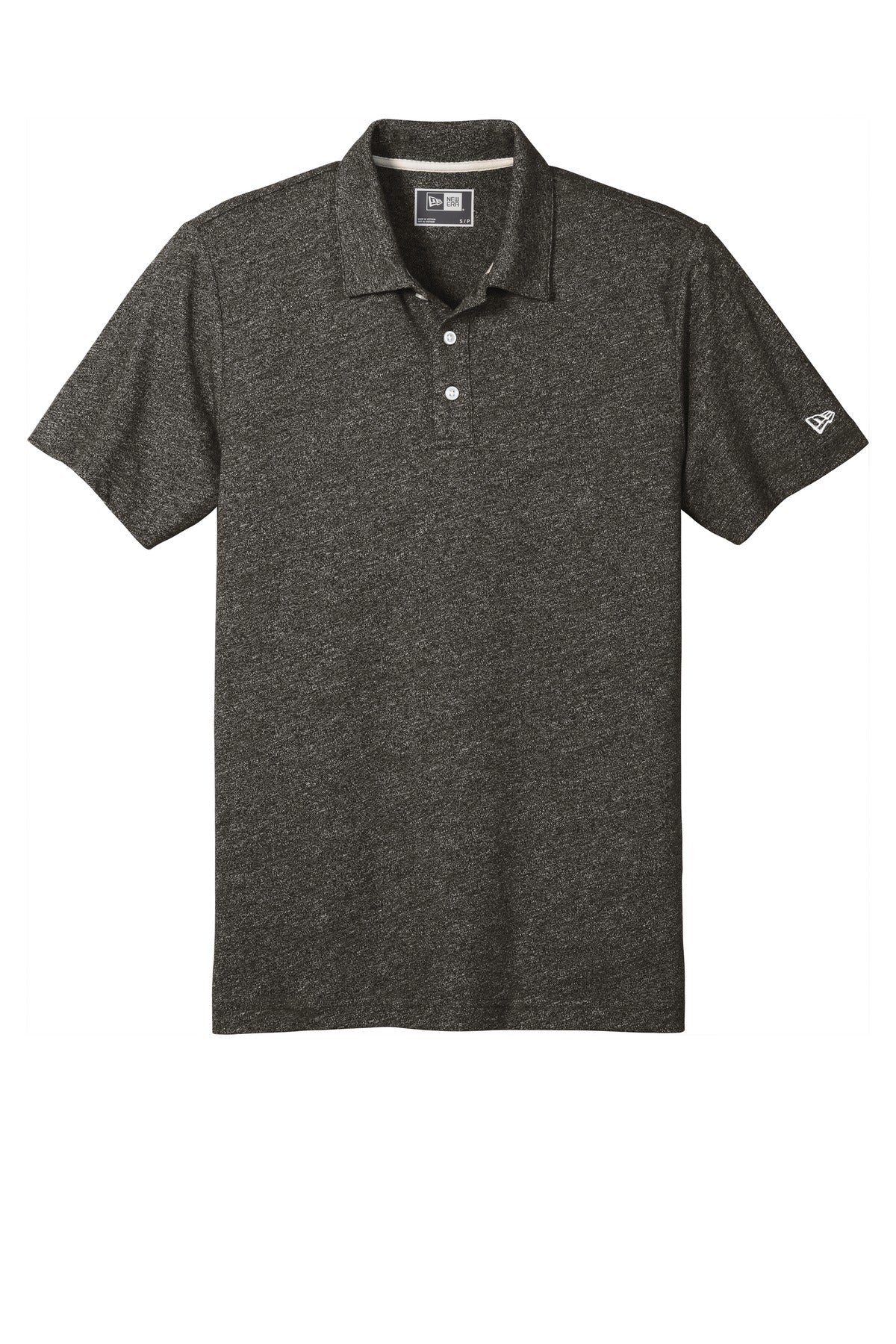 New Era  Slub Twist Polo - Black Twist
