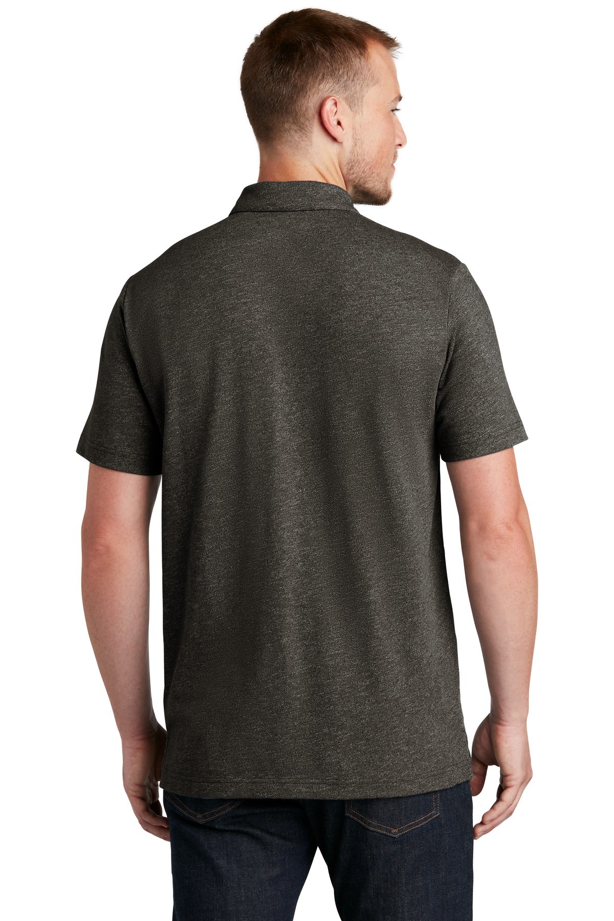 New Era  Slub Twist Polo - Black Twist