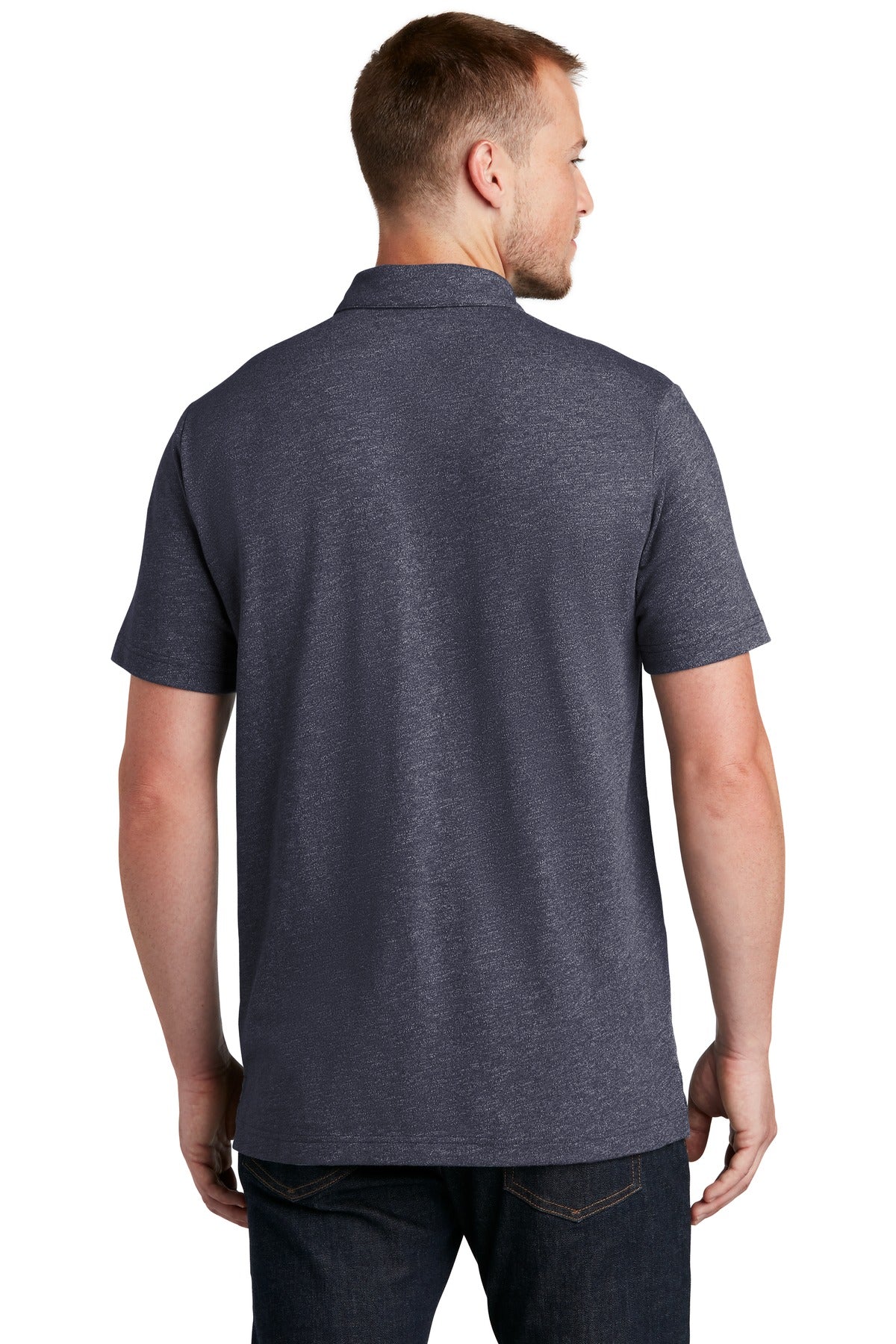 New Era  Slub Twist Polo - True Navy Twist