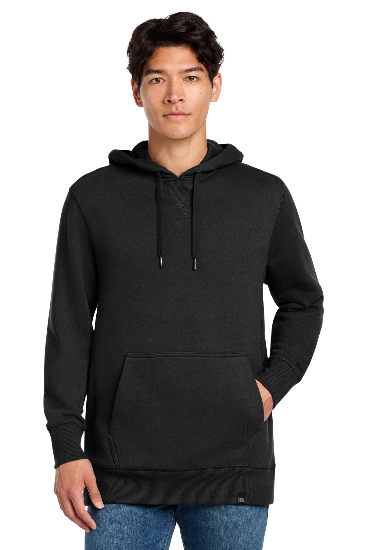 New Era  French Terry Pullover Hoodie - Black