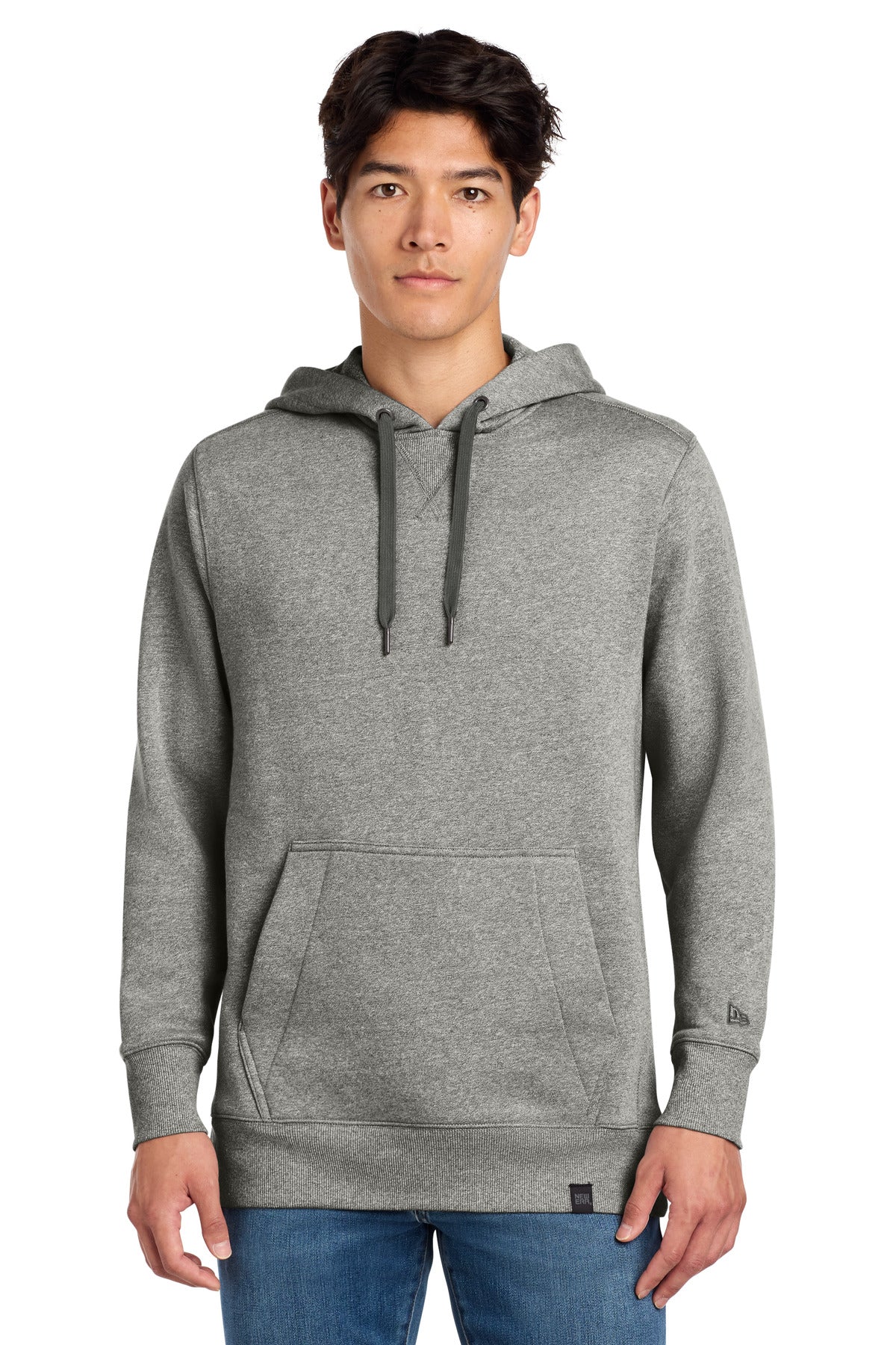 New Era  French Terry Pullover Hoodie - Light Graphite Twist