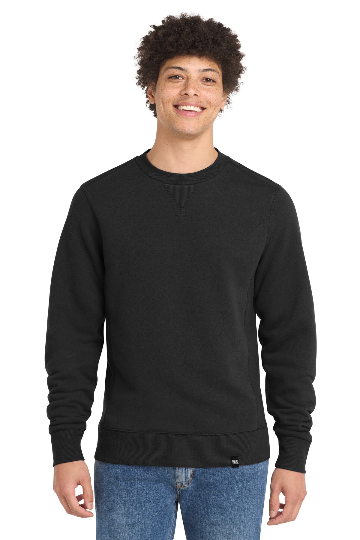New Era  French Terry Crew - Black