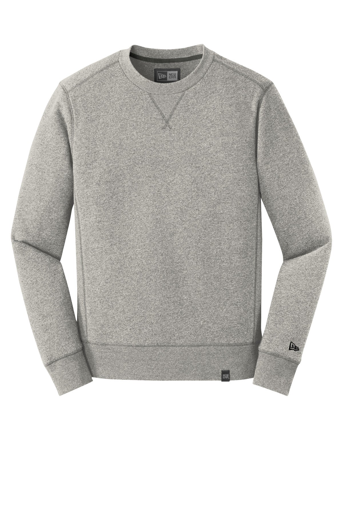 New Era  French Terry Crew - Light Graphite Twist