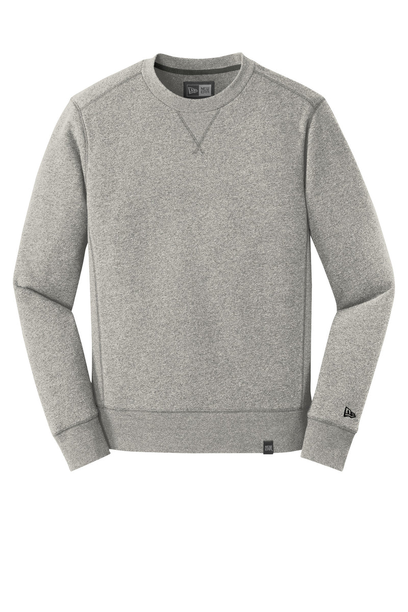 New Era  French Terry Crew - Light Graphite Twist