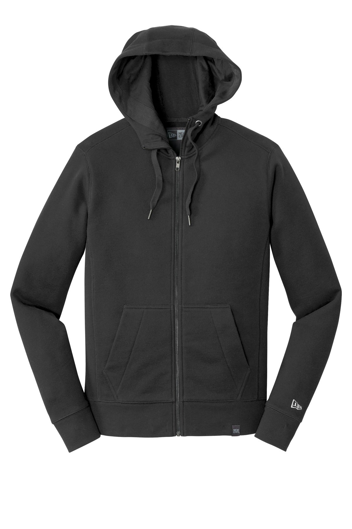 New Era  French Terry Full-Zip Hoodie - Black