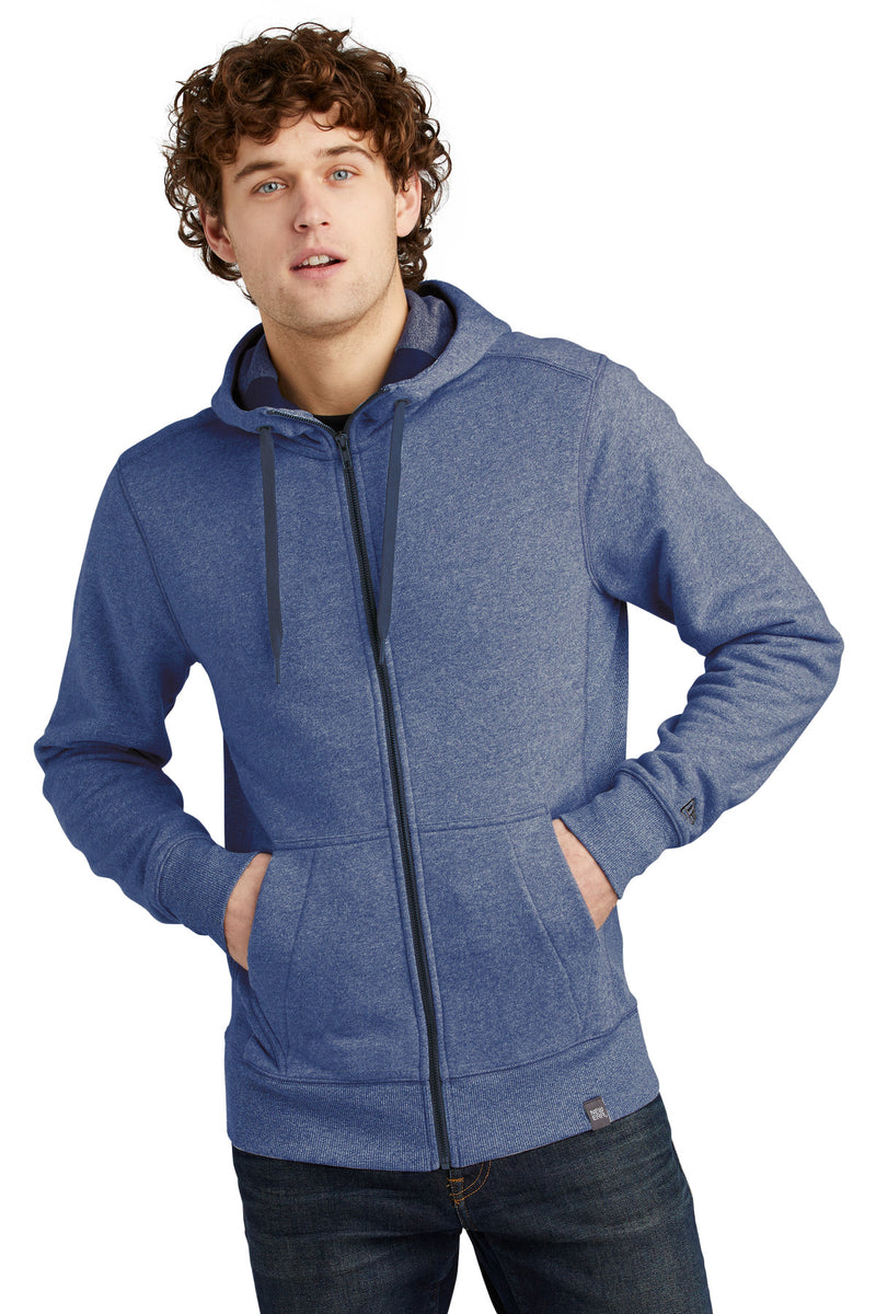 New Era  French Terry Full-Zip Hoodie - Dark Royal Twist