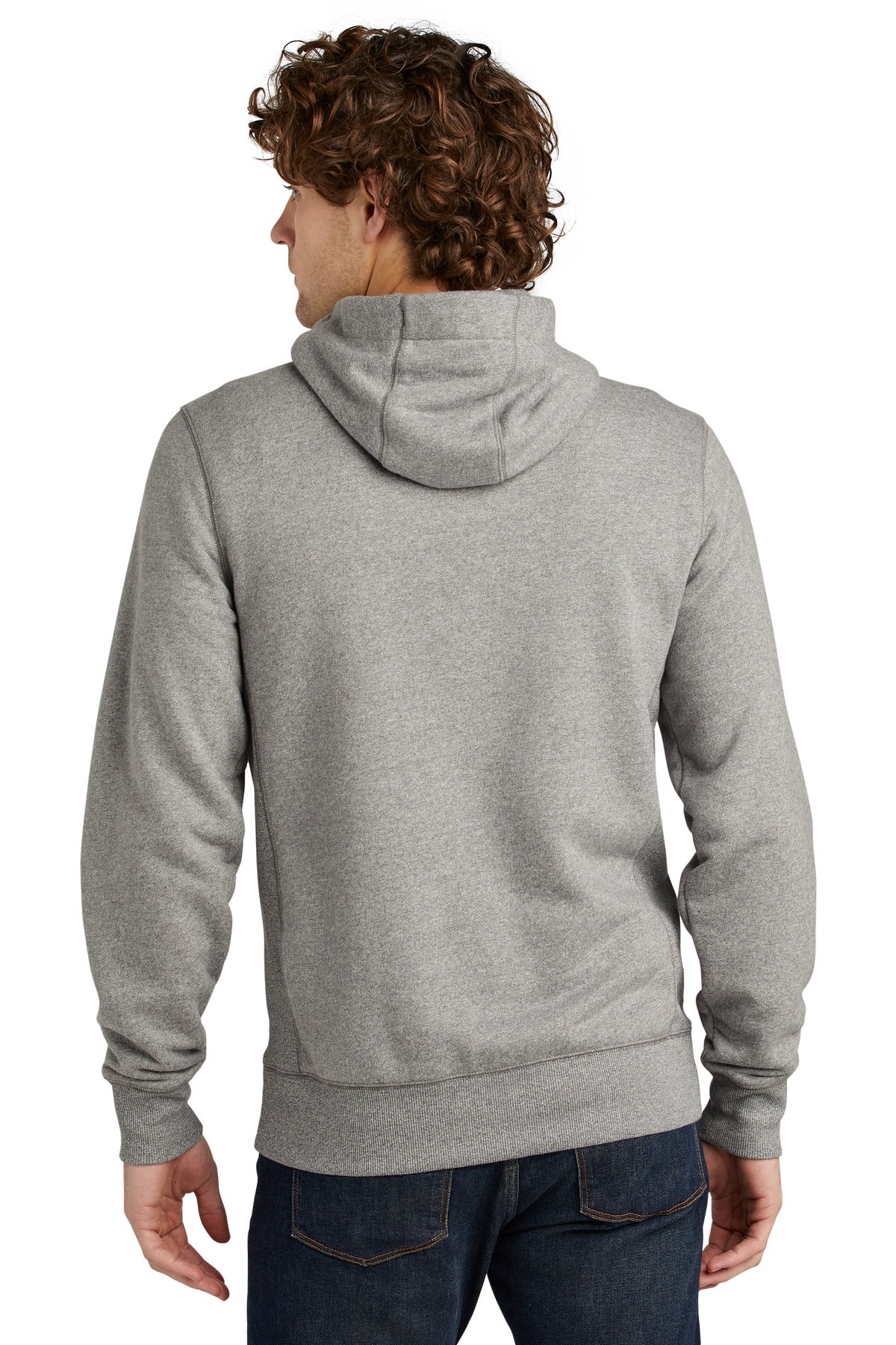 New Era  French Terry Full-Zip Hoodie - Light Graphite Twist