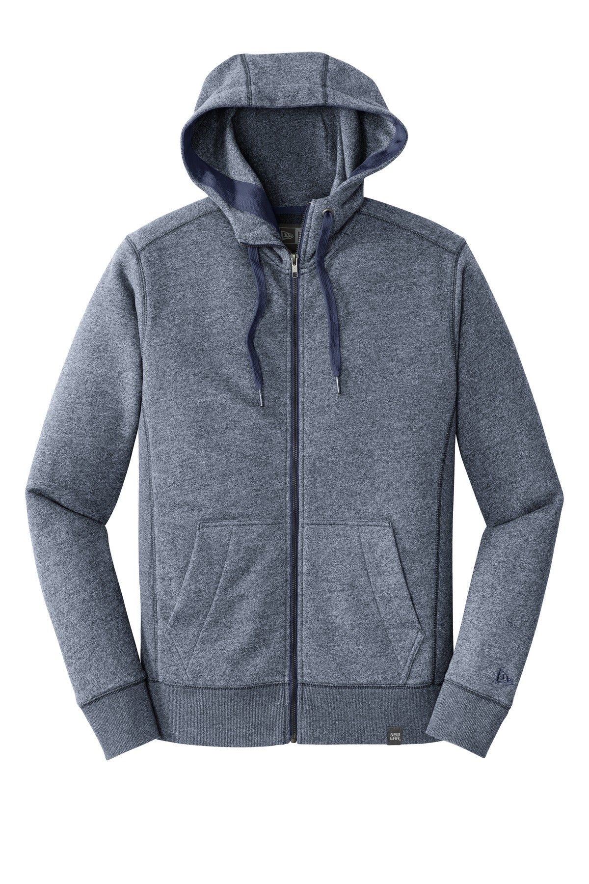 New Era  French Terry Full-Zip Hoodie - True Navy Twist