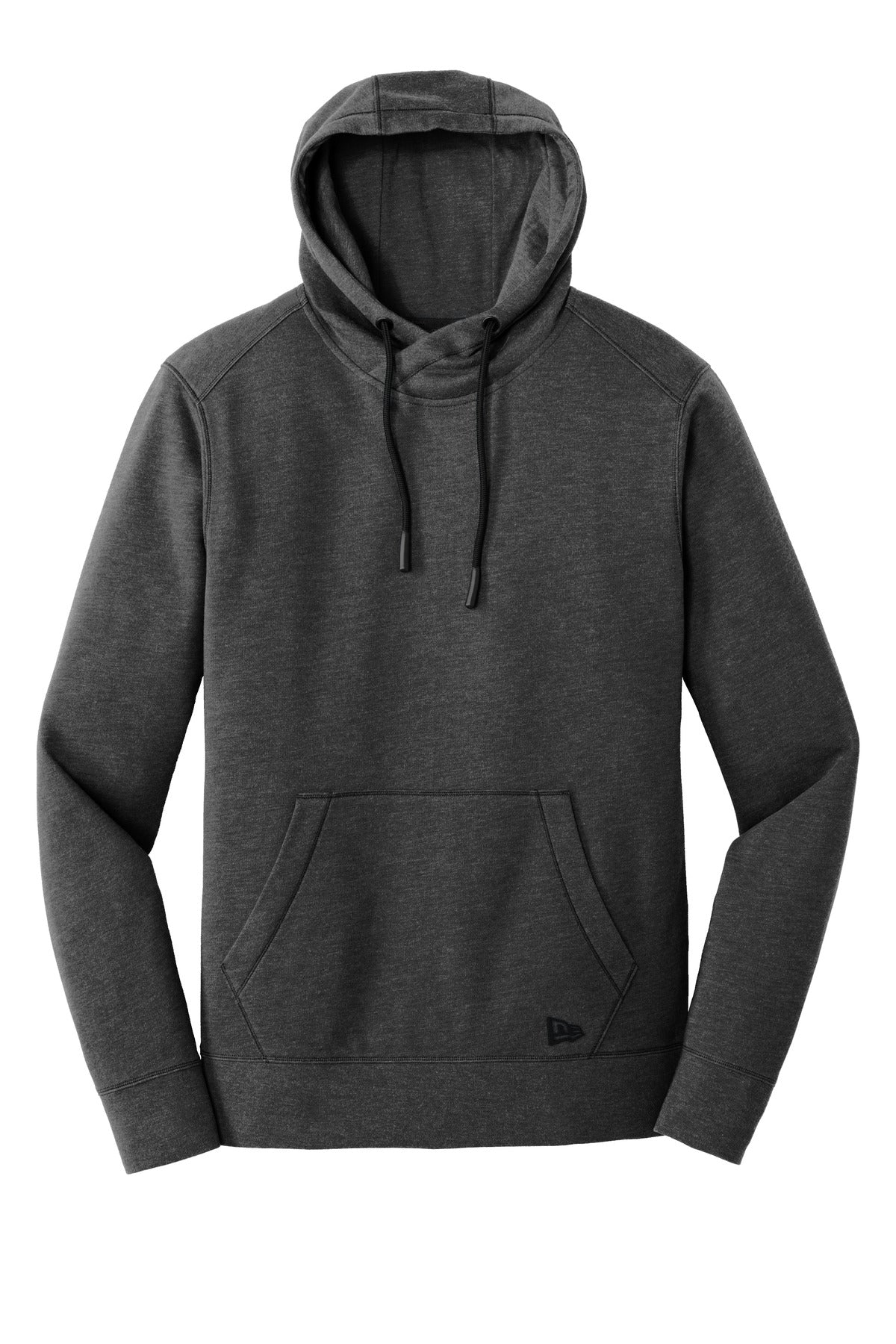 New Era  Tri-Blend Fleece Pullover Hoodie - Black Heather