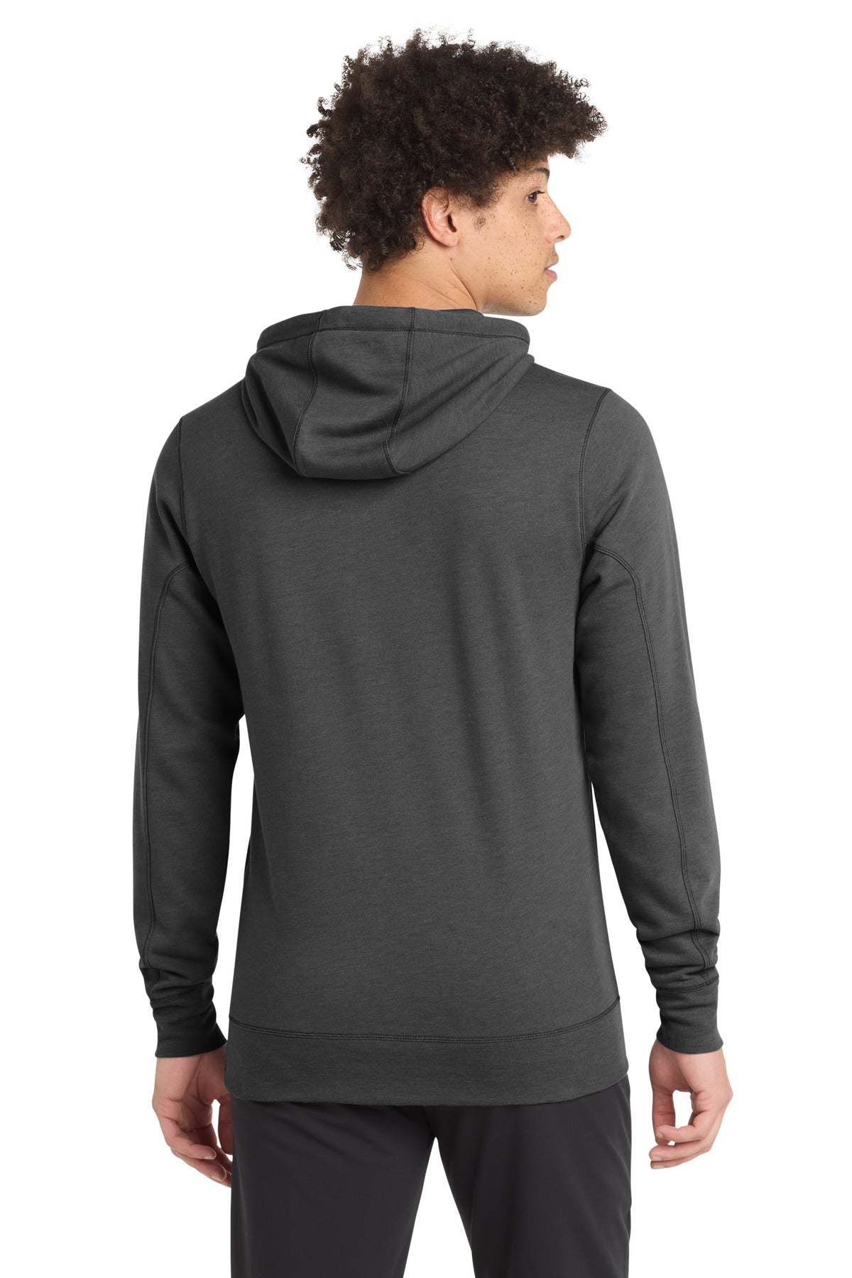 New Era  Tri-Blend Fleece Pullover Hoodie - Black Heather