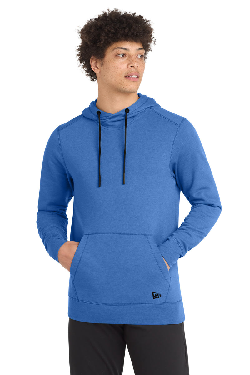 New Era  Tri-Blend Fleece Pullover Hoodie - Royal Heather