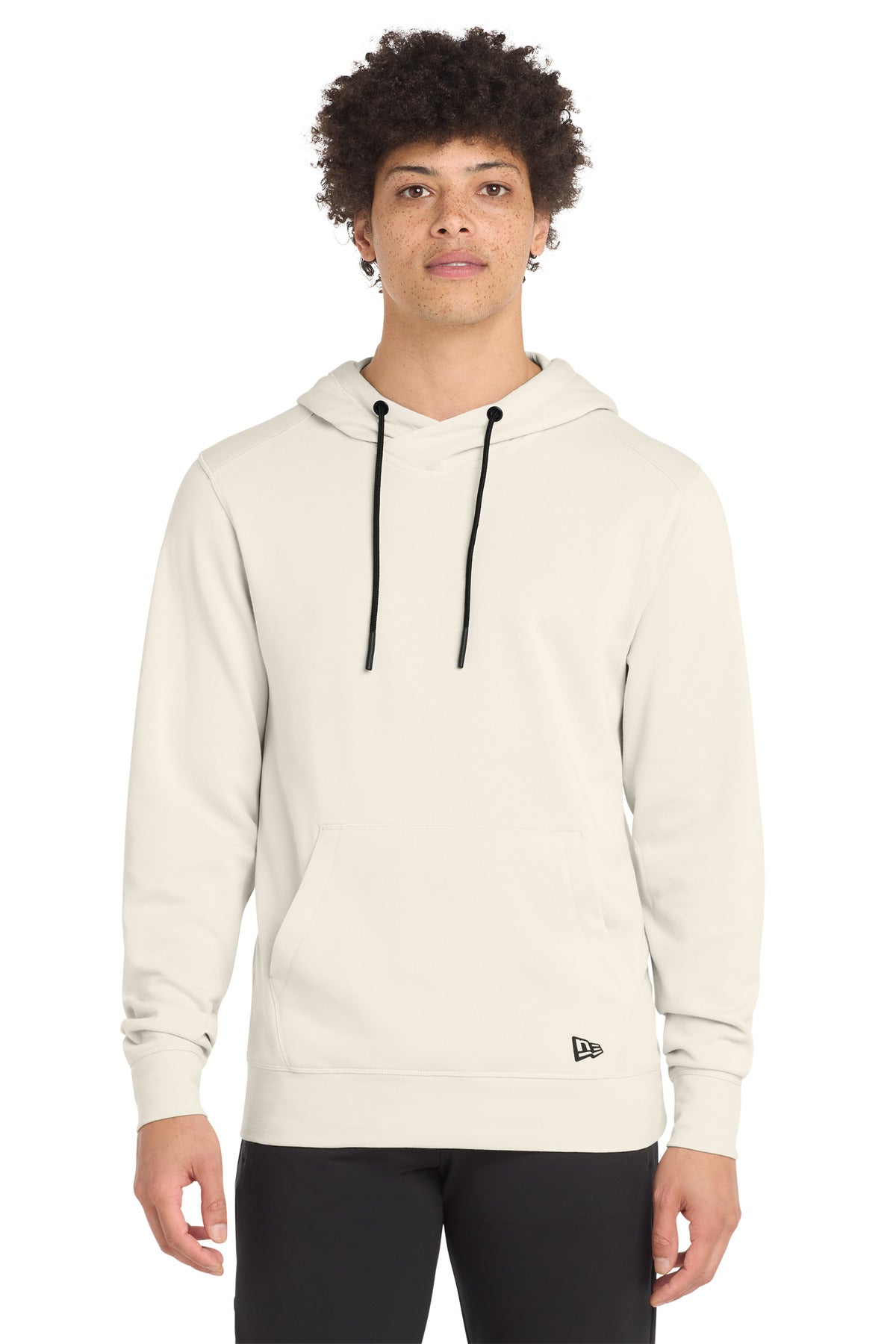 New Era  Tri-Blend Fleece Pullover Hoodie - Soft Beige