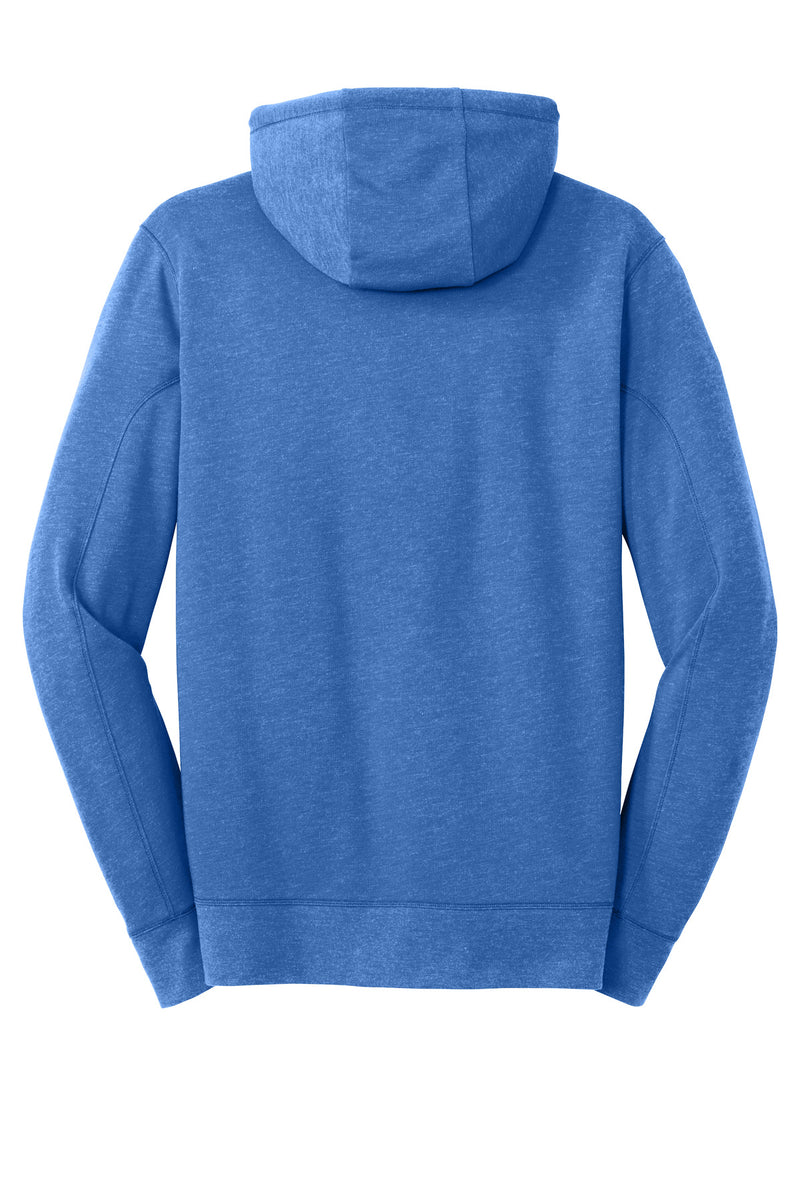 New Era  Tri-Blend Fleece Full-Zip Hoodie - Royal Heather