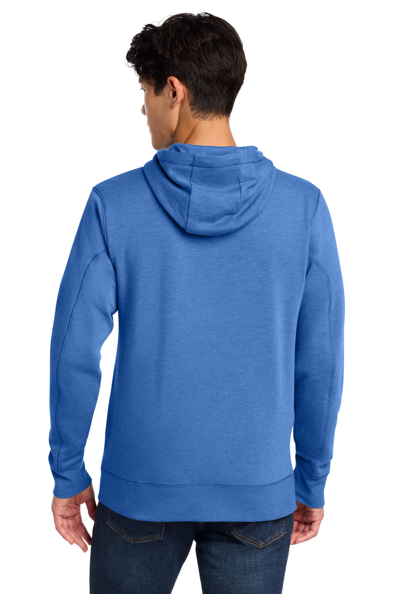 New Era  Tri-Blend Fleece Full-Zip Hoodie - Royal Heather