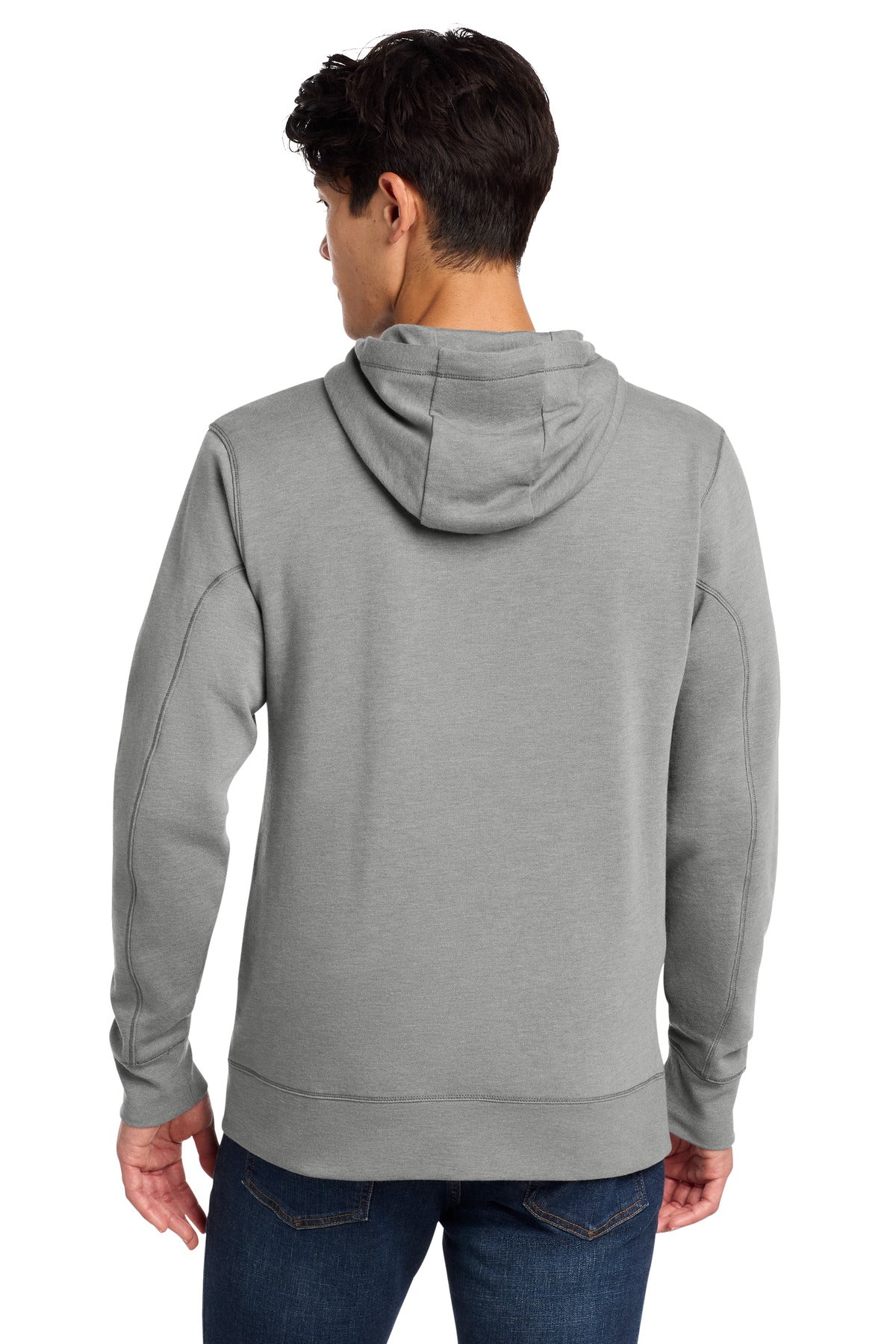 New Era  Tri-Blend Fleece Full-Zip Hoodie - Shadow Grey Heather