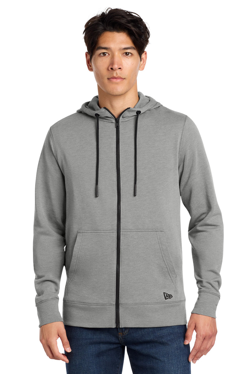 New Era  Tri-Blend Fleece Full-Zip Hoodie - Shadow Grey Heather
