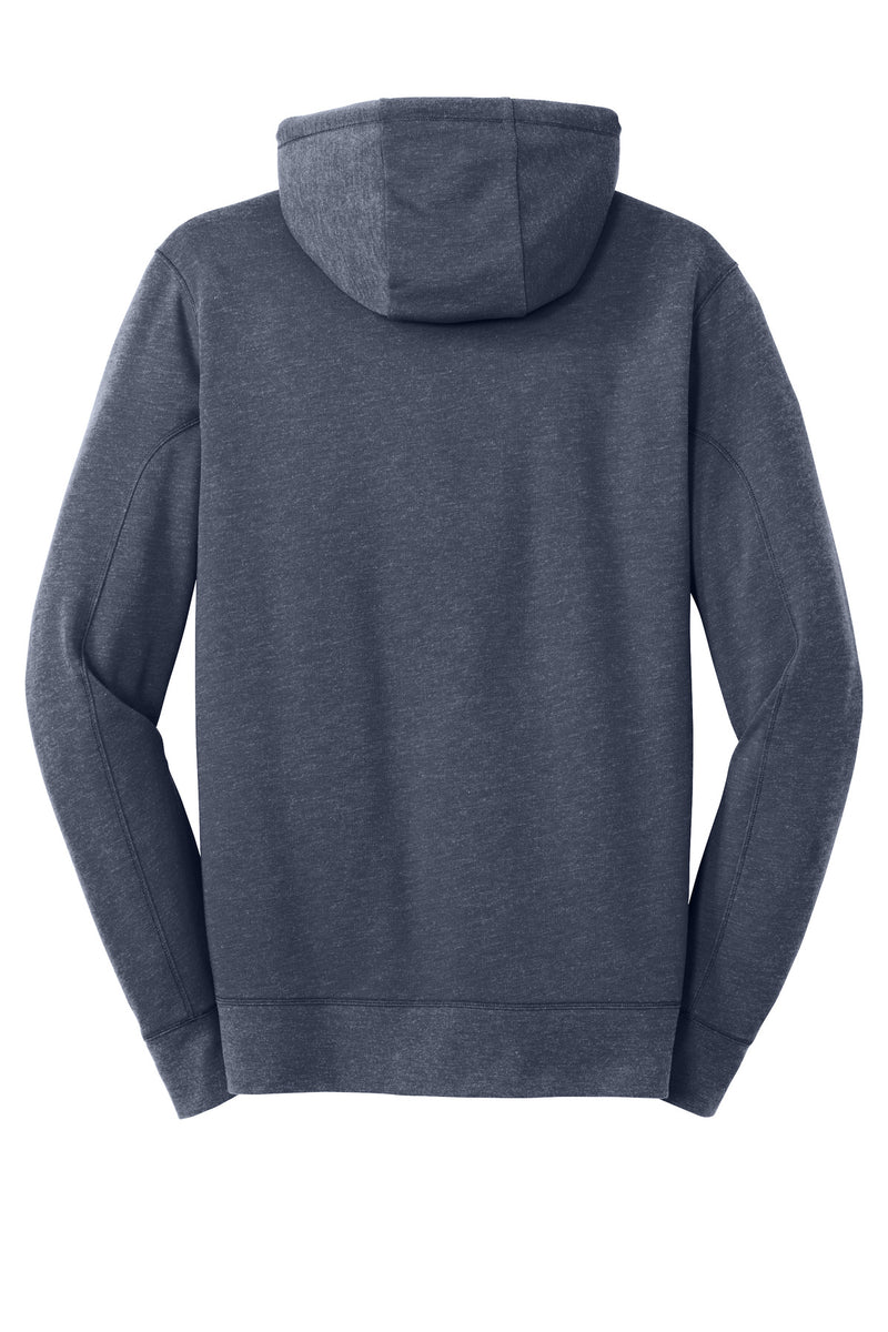 New Era  Tri-Blend Fleece Full-Zip Hoodie - True Navy Heather