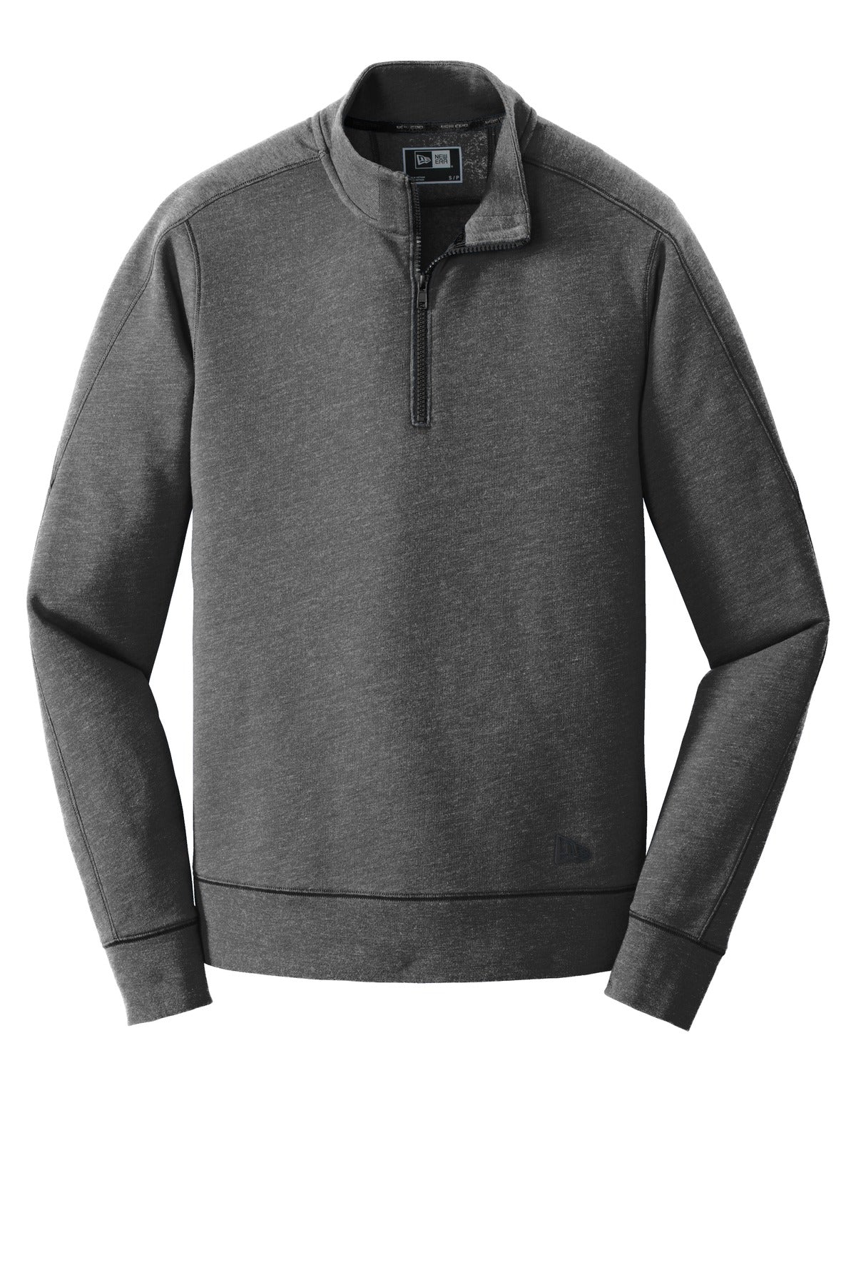 New Era  Tri-Blend Fleece 1/4-Zip Pullover - Black Heather