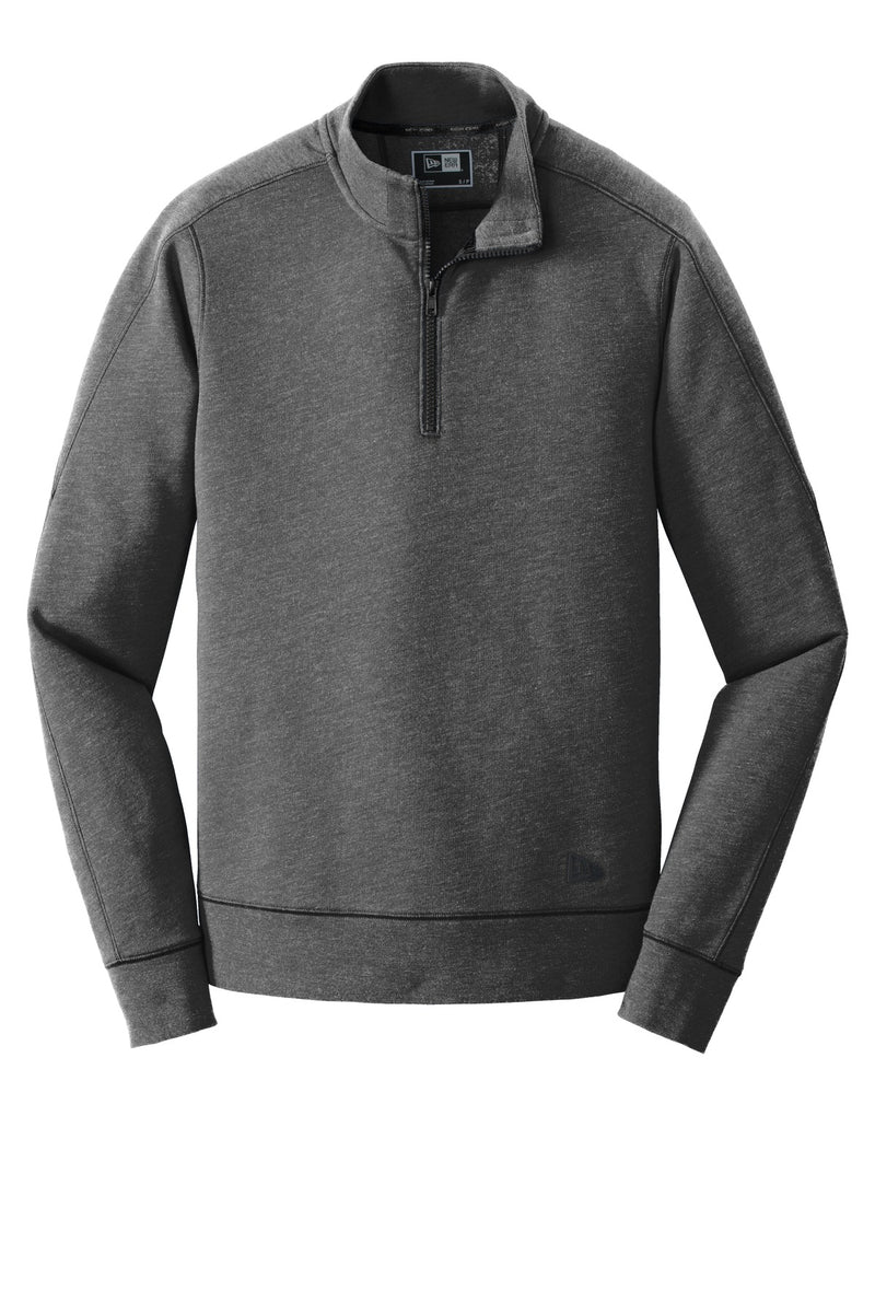 New Era  Tri-Blend Fleece 1/4-Zip Pullover - Black Heather