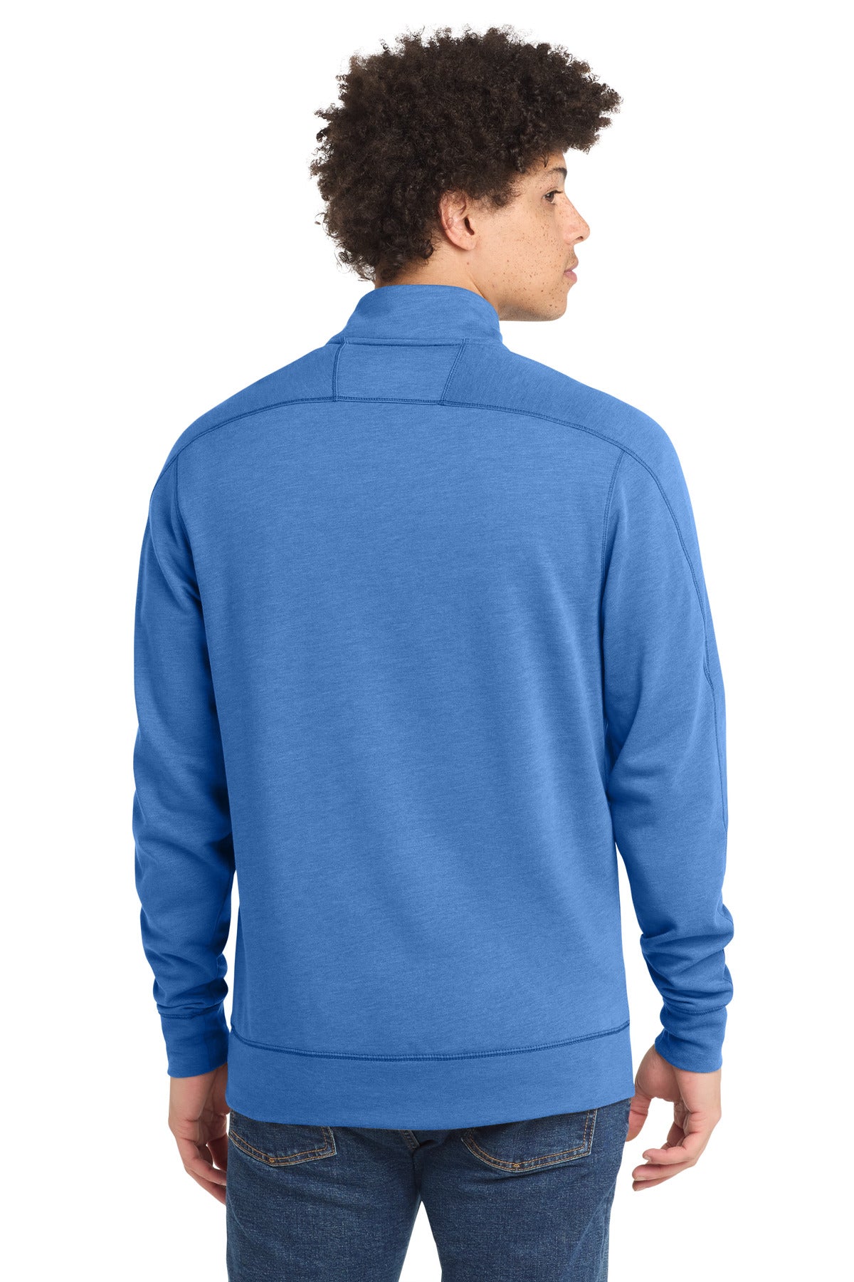 New Era  Tri-Blend Fleece 1/4-Zip Pullover - Royal Heather