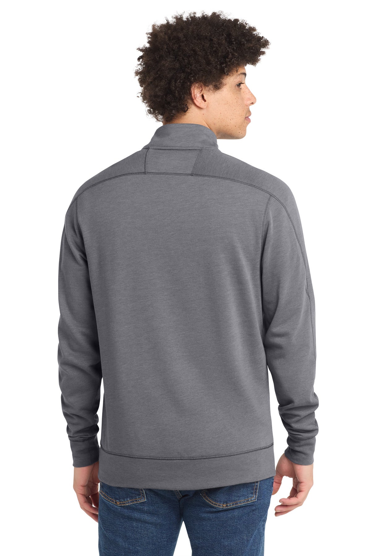 New Era  Tri-Blend Fleece 1/4-Zip Pullover - Shadow Grey Heather