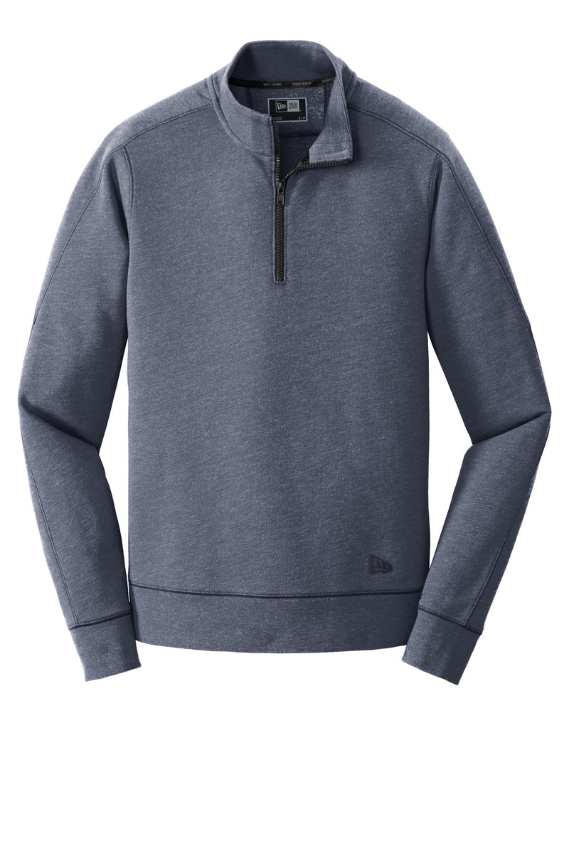 New Era  Tri-Blend Fleece 1/4-Zip Pullover - True Navy Heather