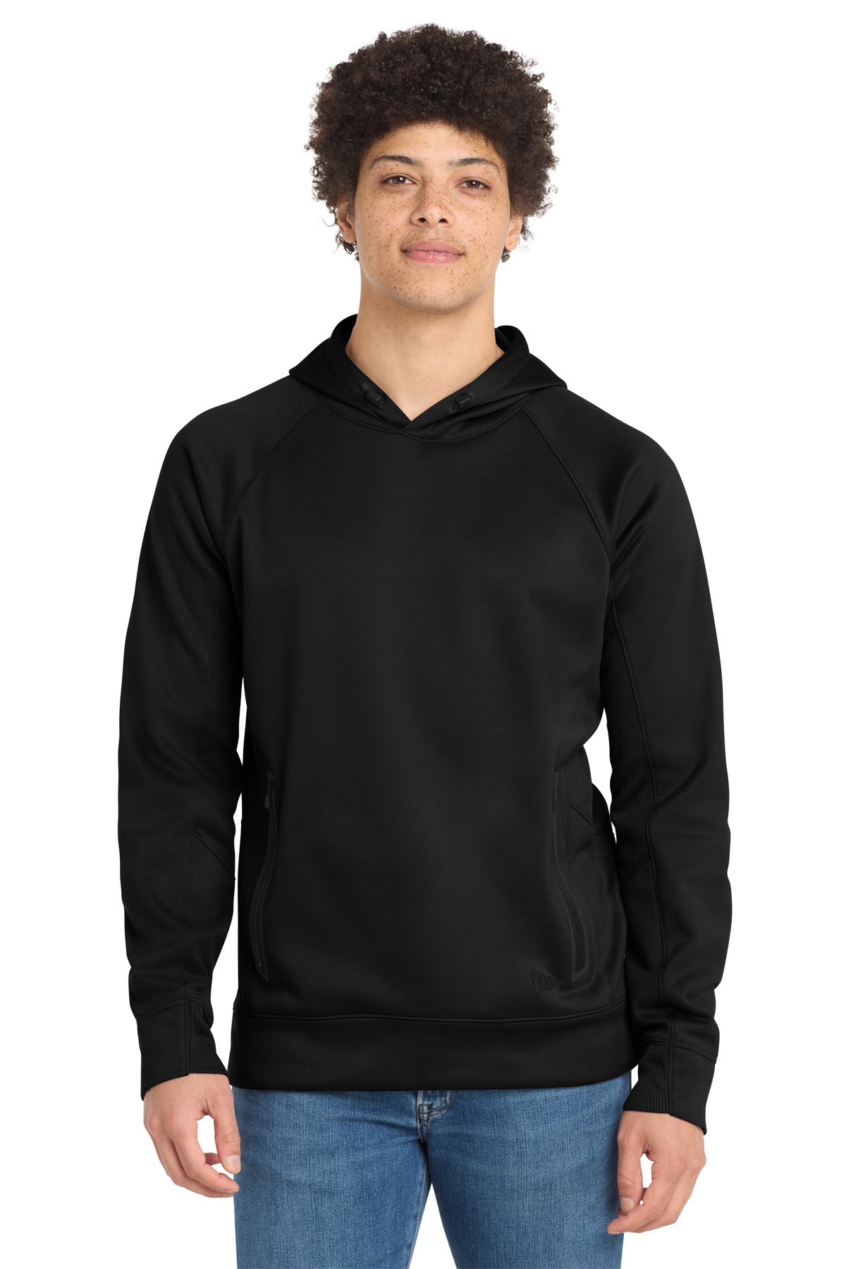New Era  Venue Fleece Pullover Hoodie - Black