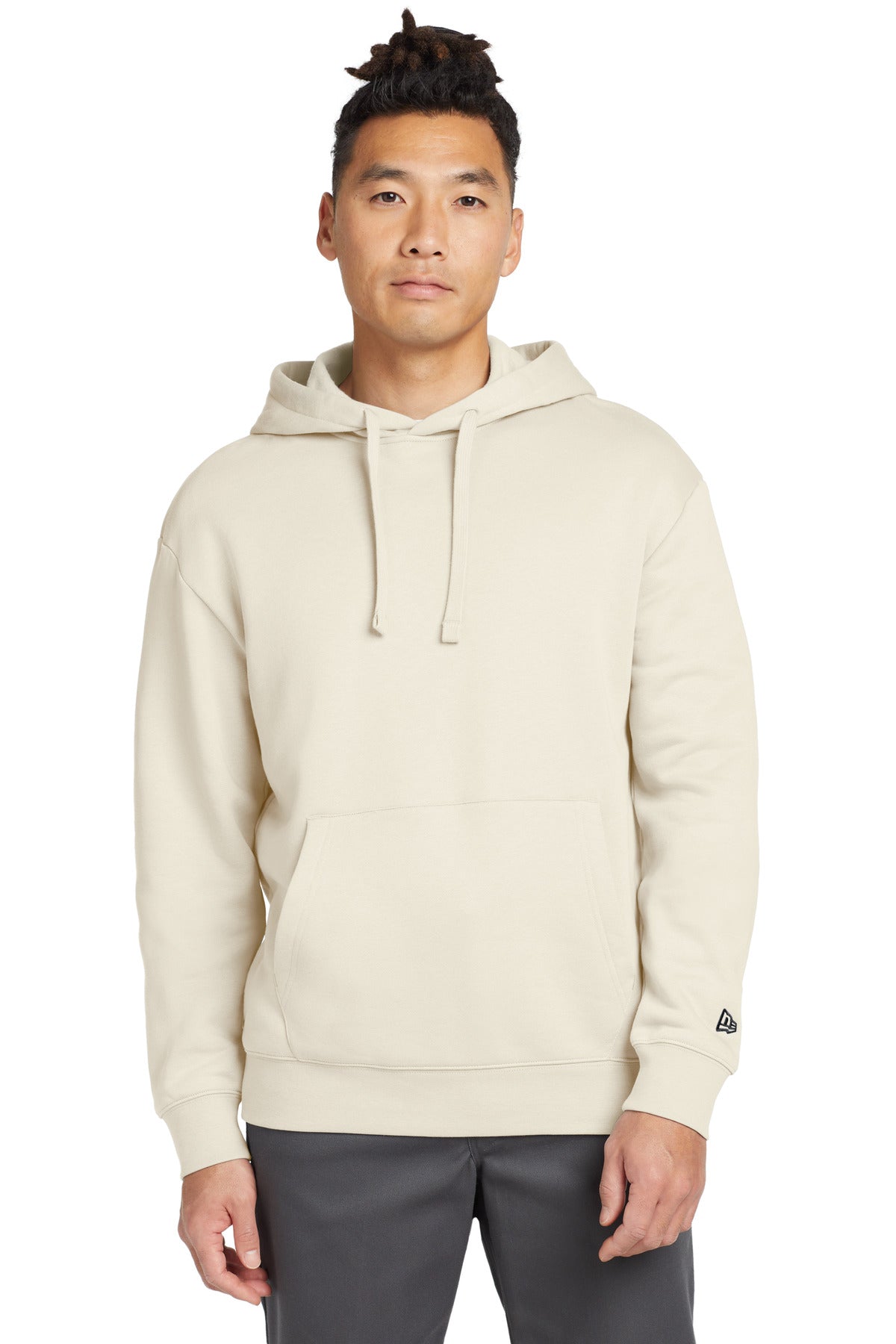New Era Heritage Fleece Pullover Hoodie - Soft Beige