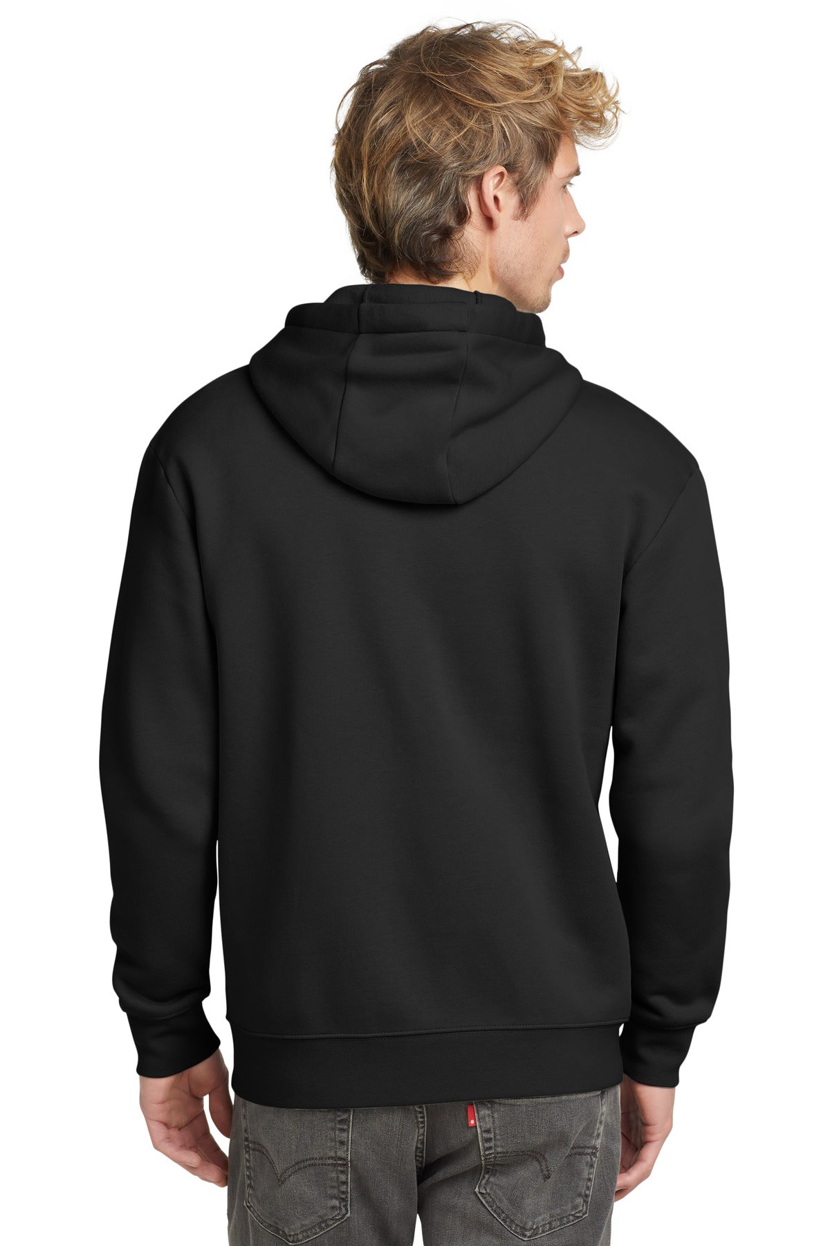 New Era Heritage Fleece Full-Zip Hoodie - Black