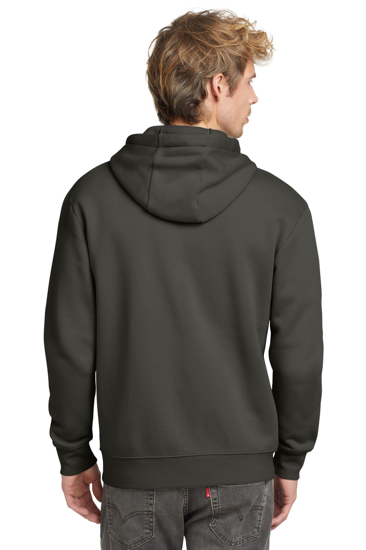 New Era Heritage Fleece Full-Zip Hoodie - Graphite