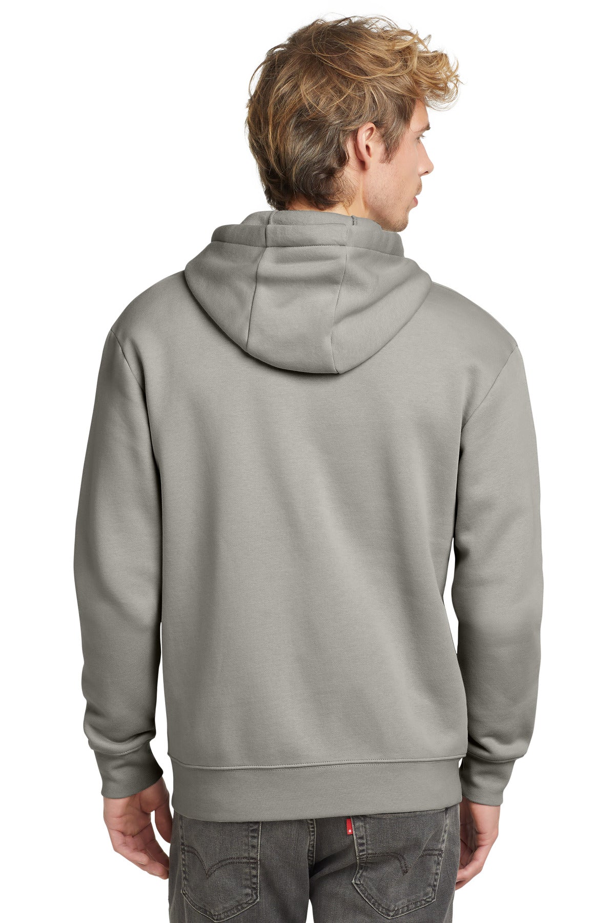 New Era Heritage Fleece Full-Zip Hoodie - Rainstorm Grey