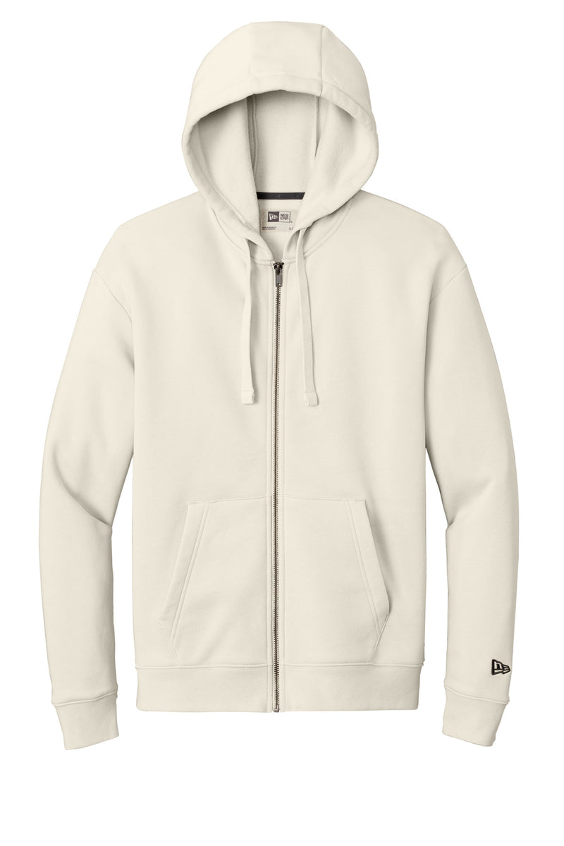 New Era Heritage Fleece Full-Zip Hoodie - Soft Beige
