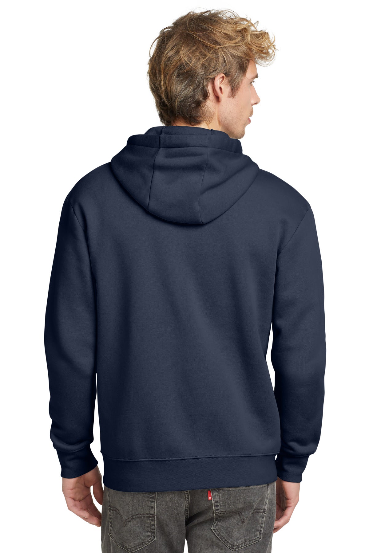 New Era Heritage Fleece Full-Zip Hoodie - True Navy