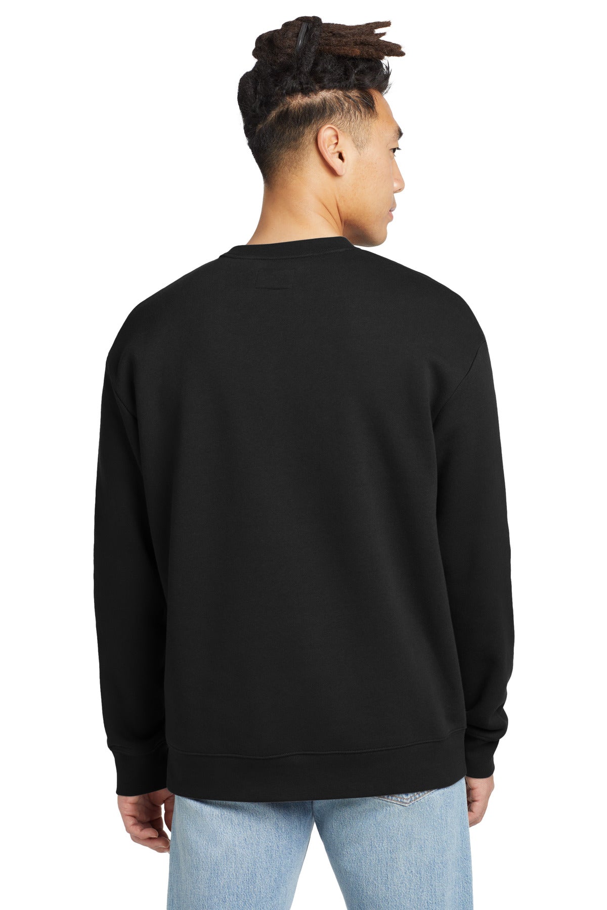 New Era Heritage Fleece Pocket Crew - Black