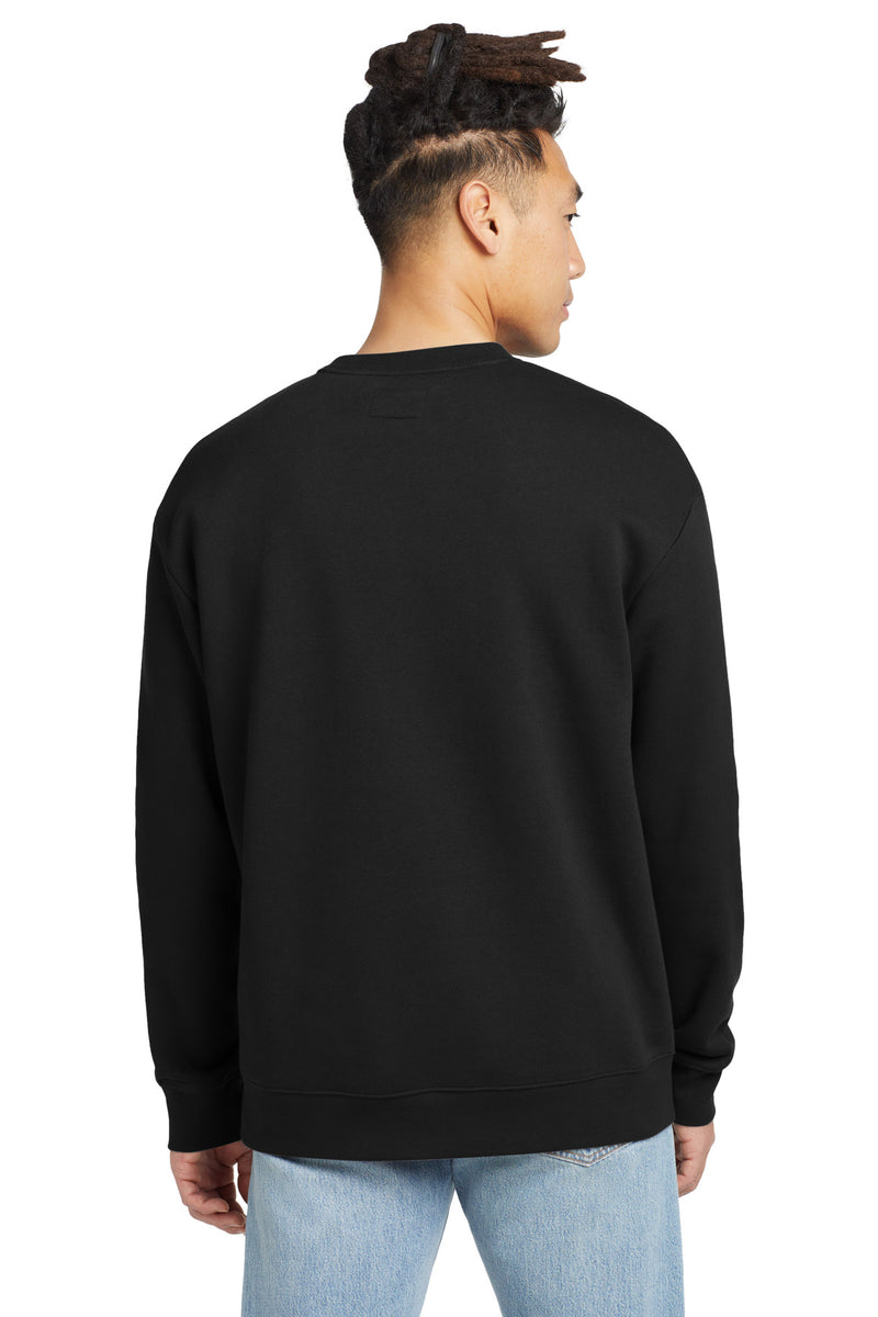 New Era Heritage Fleece Pocket Crew - Black