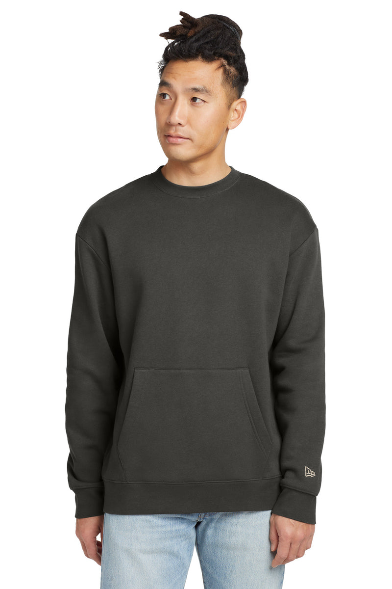 New Era Heritage Fleece Pocket Crew - Graphite