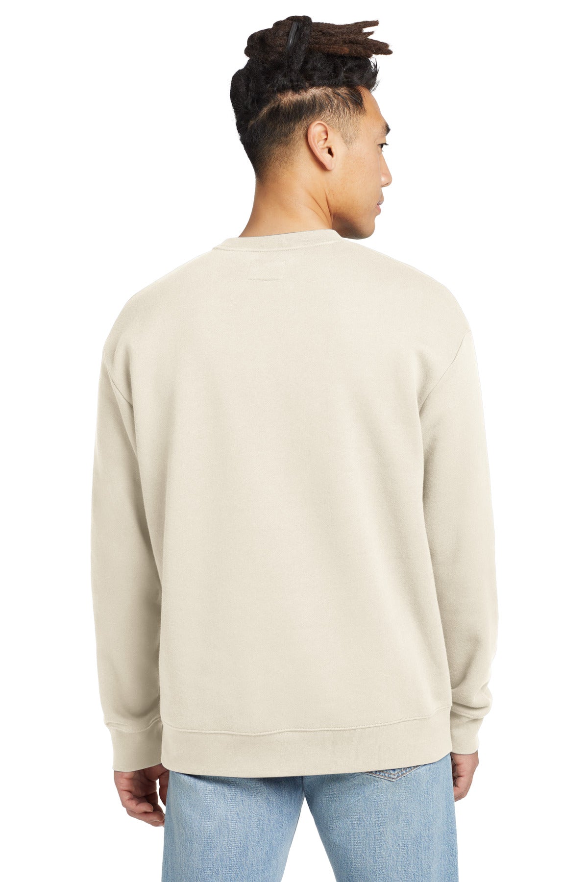 New Era Heritage Fleece Pocket Crew - Soft Beige