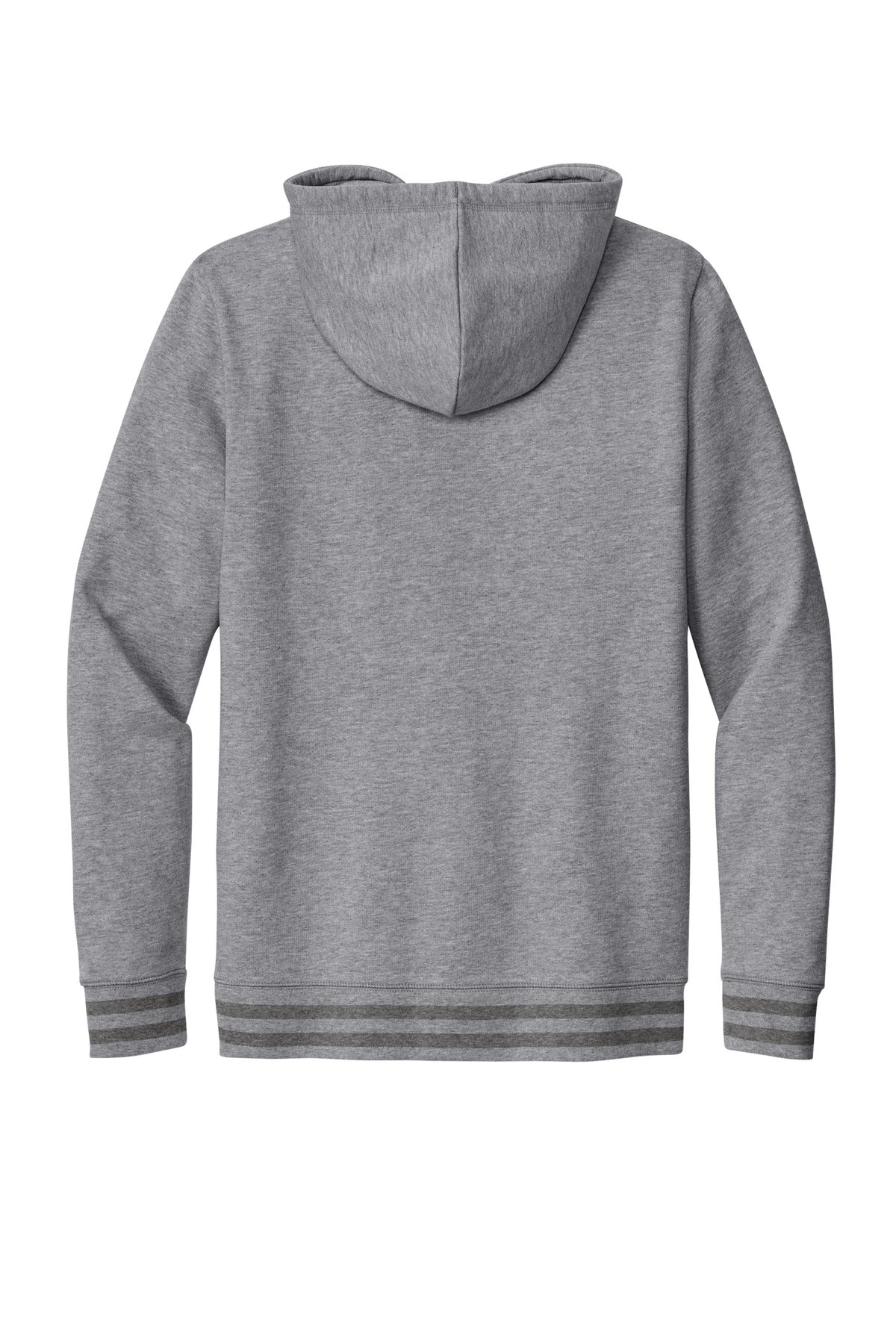 New Era Comeback Fleece Pullover Hoodie - Athletic Heather/ Dark Heather Grey
