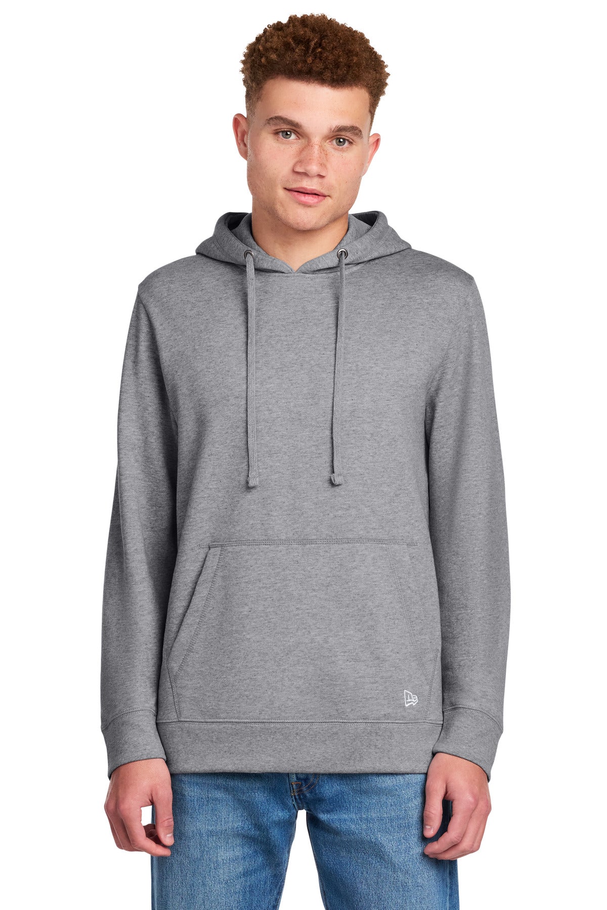 New Era Comeback Fleece Pullover Hoodie - Athletic Heather