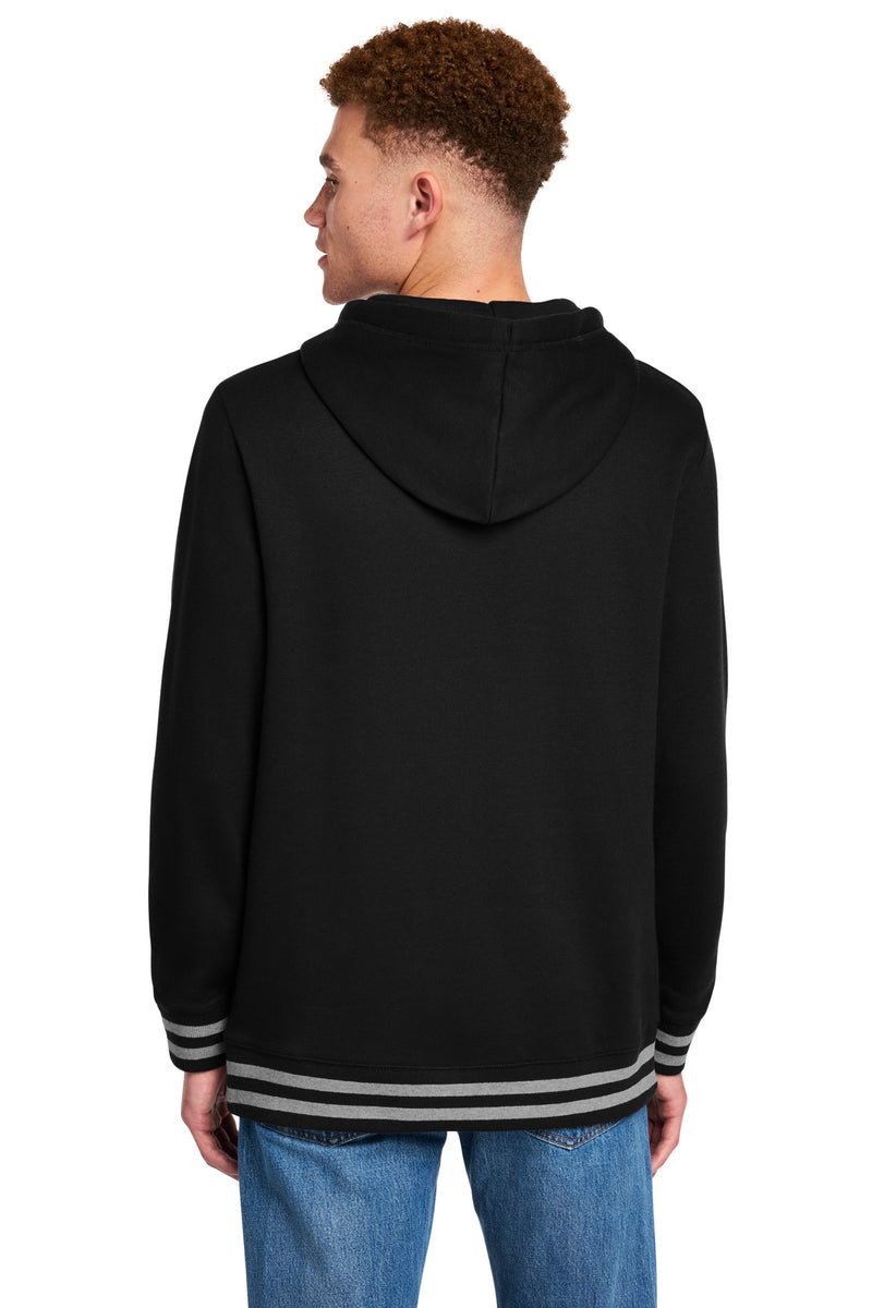 New Era Comeback Fleece Pullover Hoodie - Black/ Athletic Heather