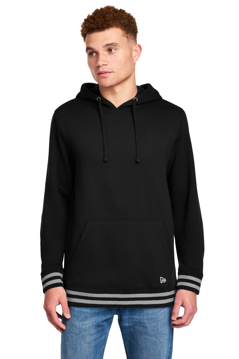 New Era Comeback Fleece Pullover Hoodie - Black/ Athletic Heather