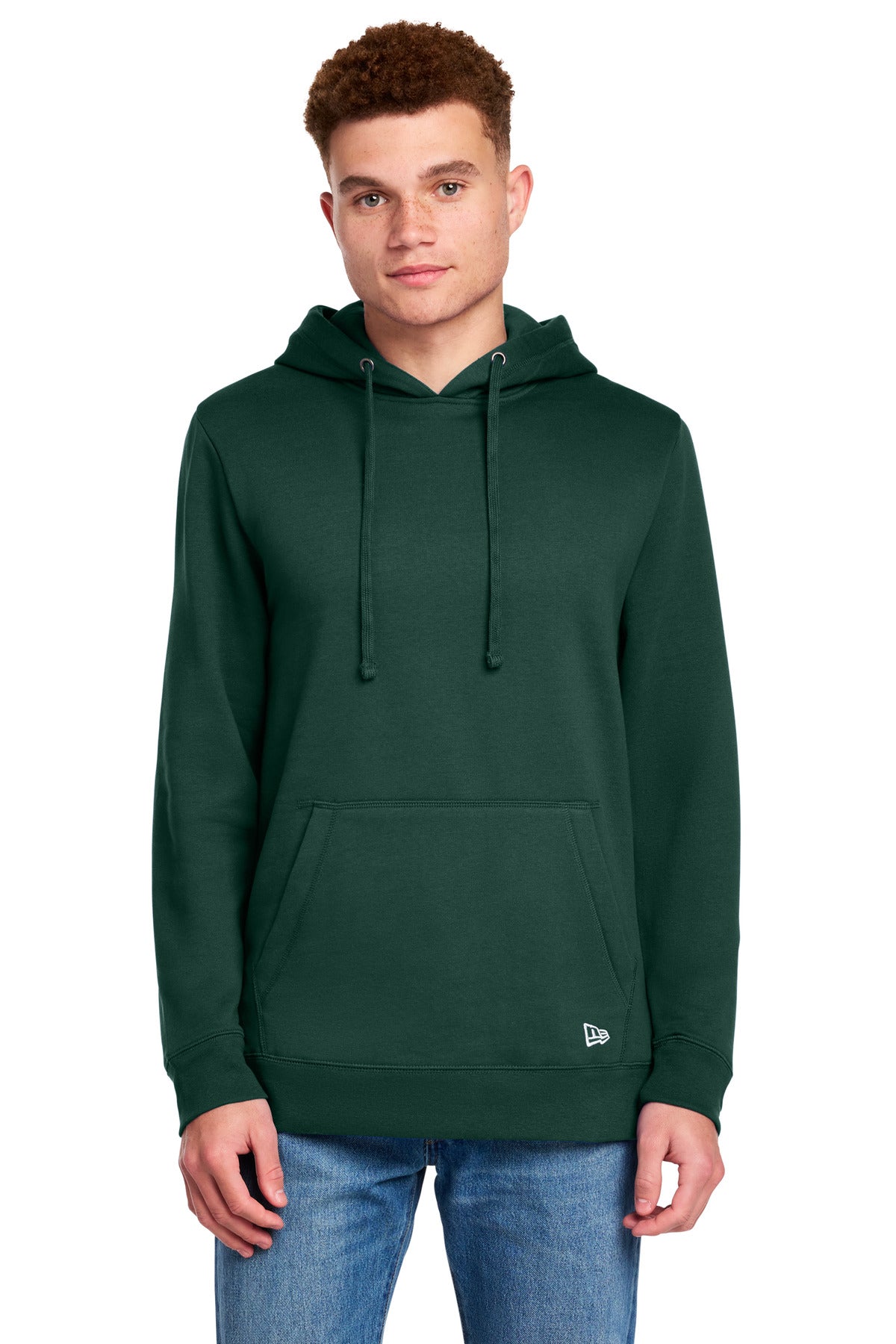 New Era Comeback Fleece Pullover Hoodie - Dark Green