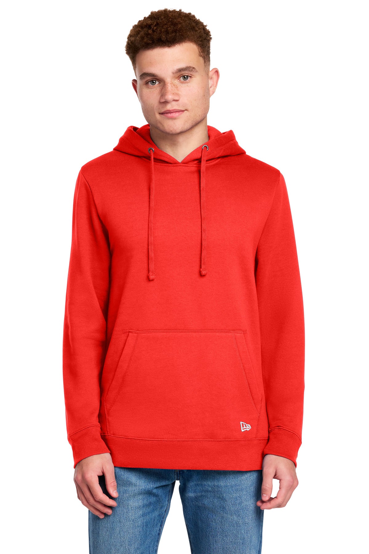 New Era Comeback Fleece Pullover Hoodie - Deep Orange