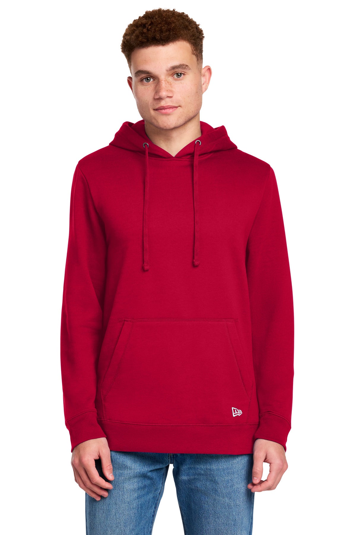 New Era Comeback Fleece Pullover Hoodie - Scarlet