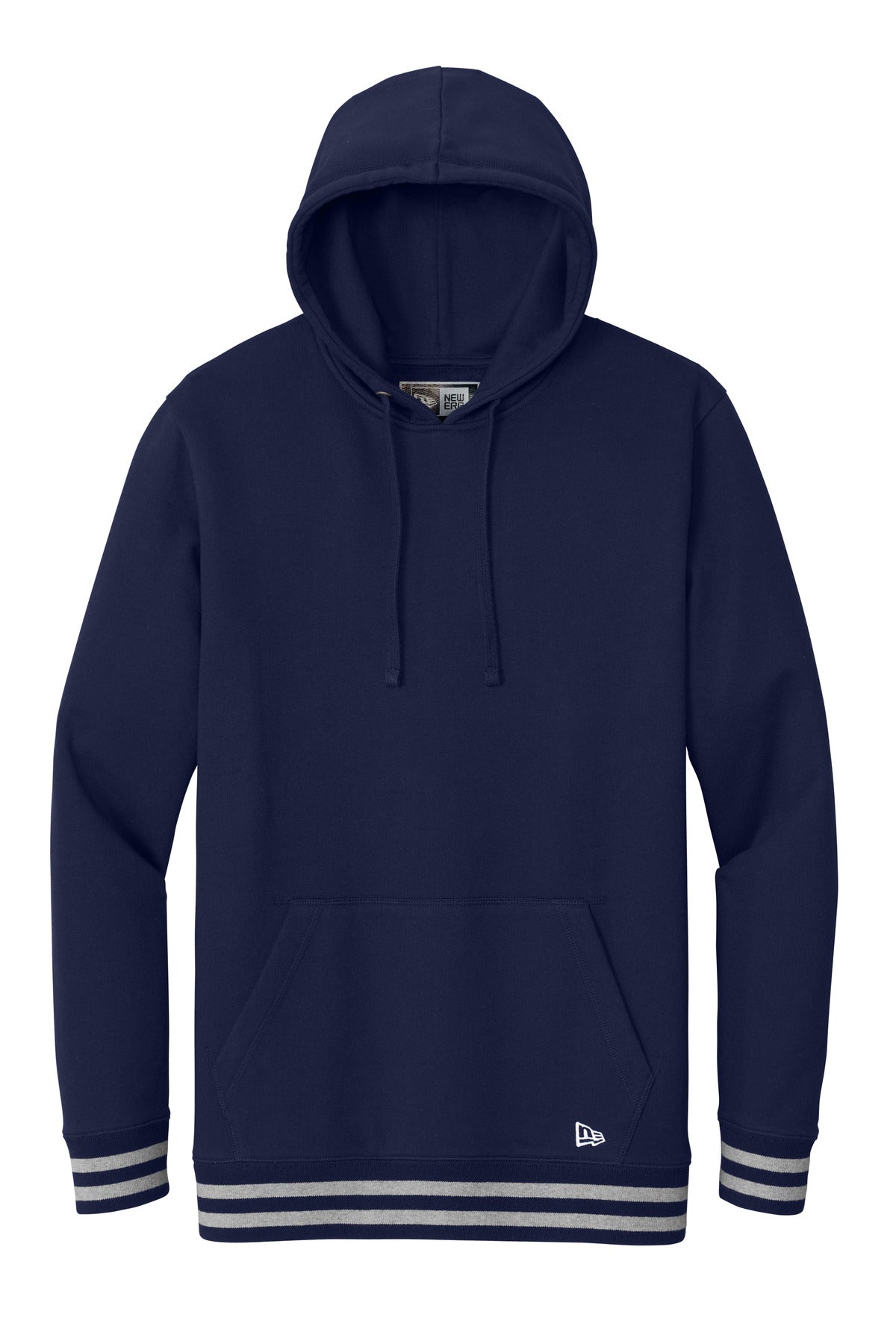 New Era Comeback Fleece Pullover Hoodie - True Navy/ Athletic Heather