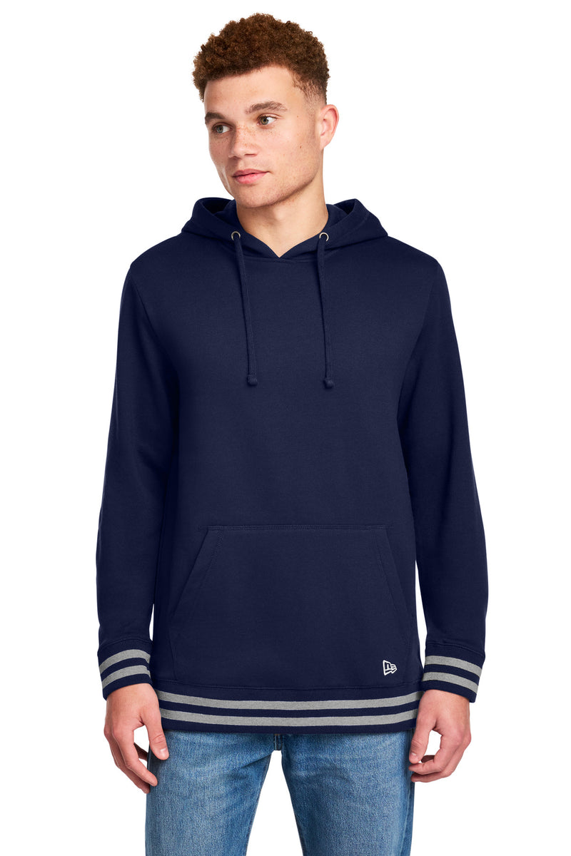 New Era Comeback Fleece Pullover Hoodie - True Navy/ Athletic Heather