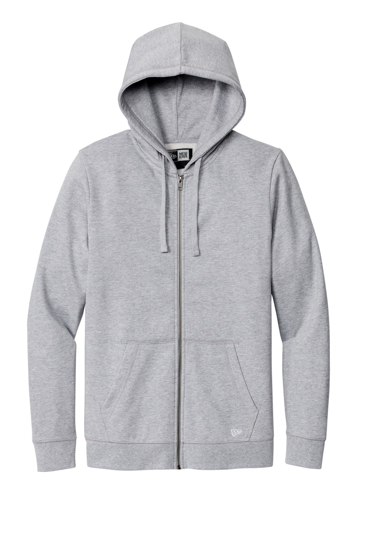New Era Comeback Fleece Full-Zip Hoodie - Athletic Heather