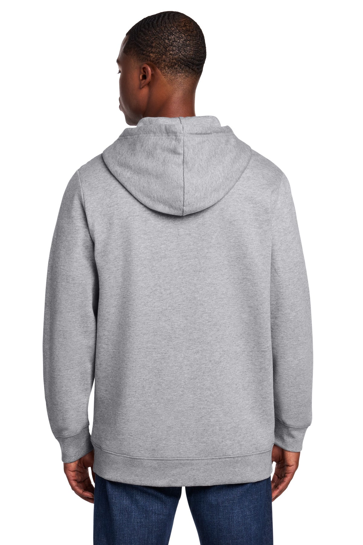 New Era Comeback Fleece Full-Zip Hoodie - Athletic Heather