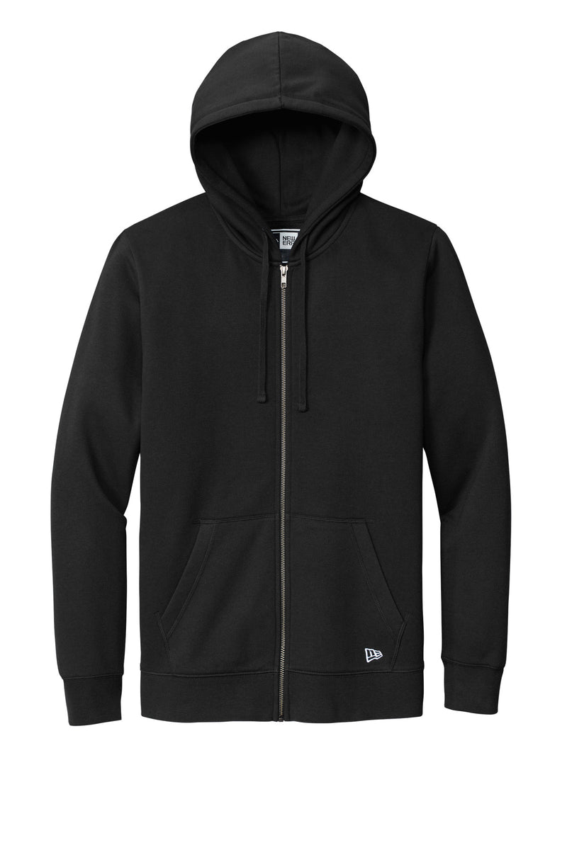 New Era Comeback Fleece Full-Zip Hoodie - Black