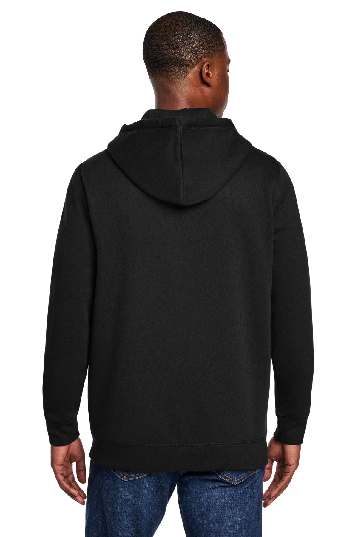 New Era Comeback Fleece Full-Zip Hoodie - Black
